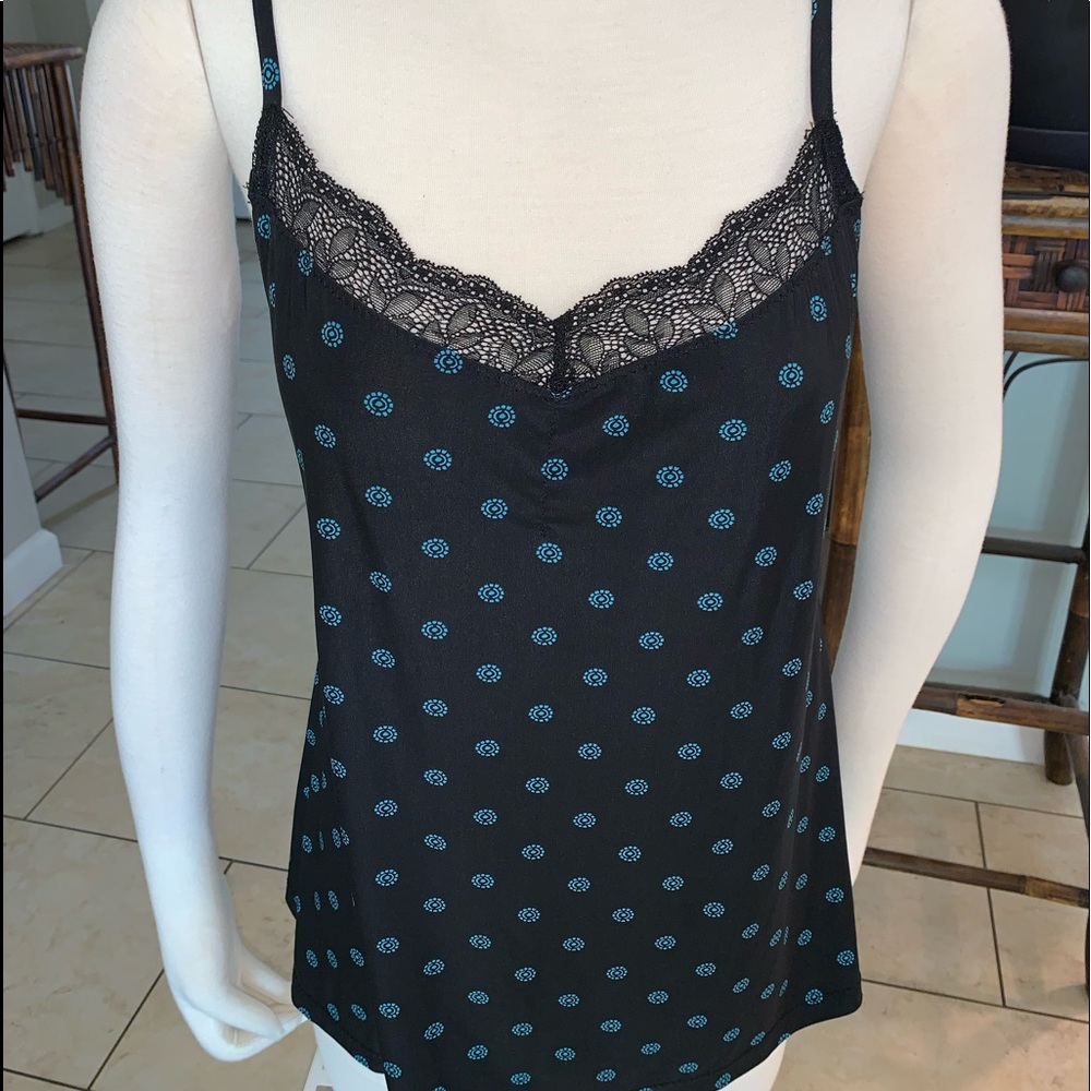 Black and Blue Bohemian PJ Tank